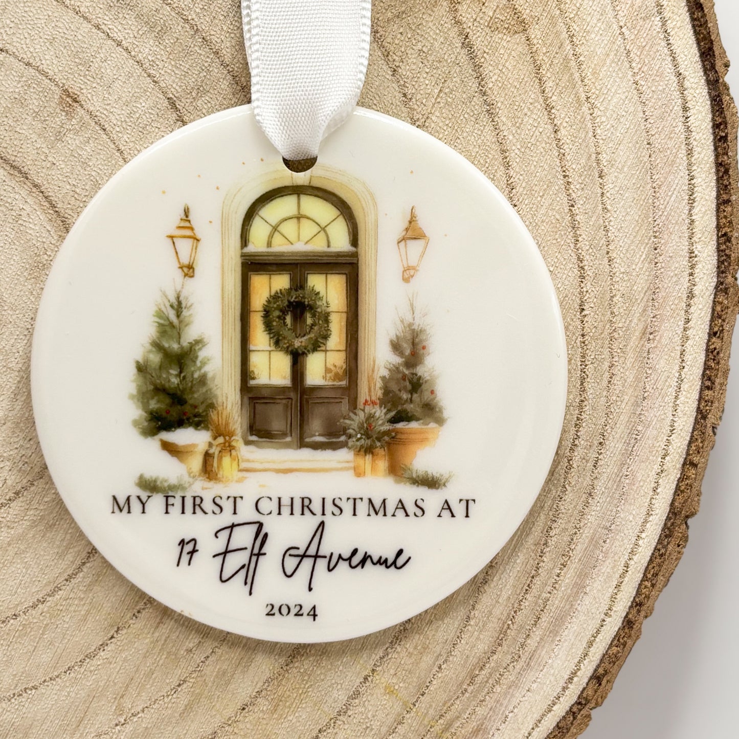 First Christmas in a New Home Christmas Ornament.
