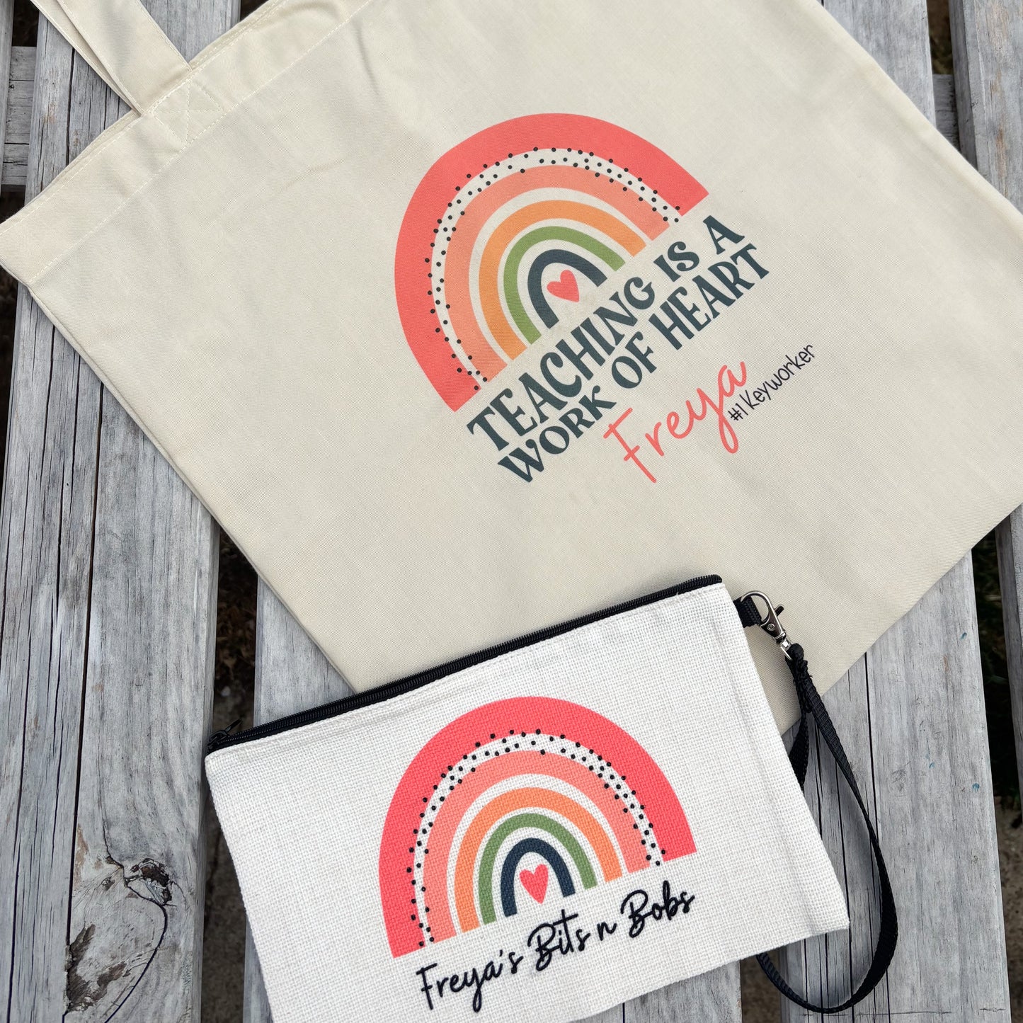 Personalised Linen Pouch