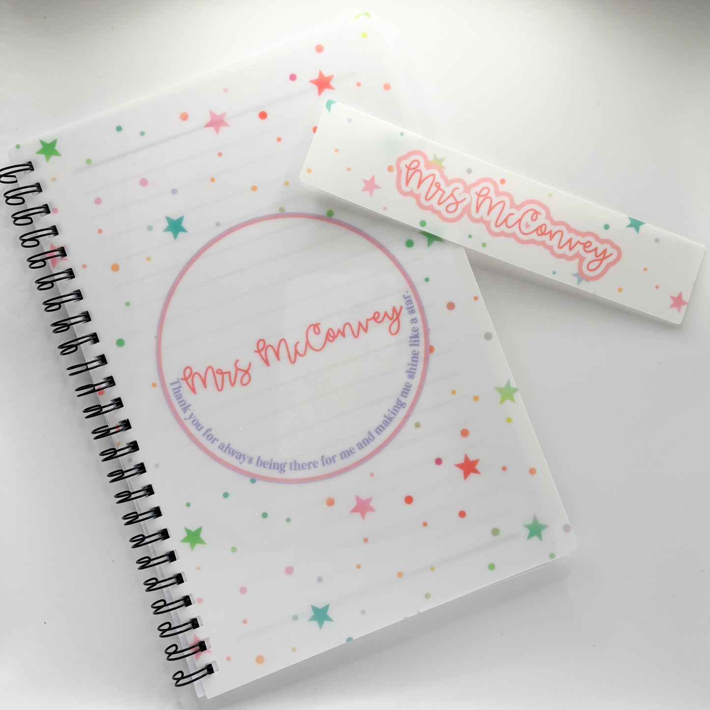 Personalised notebook