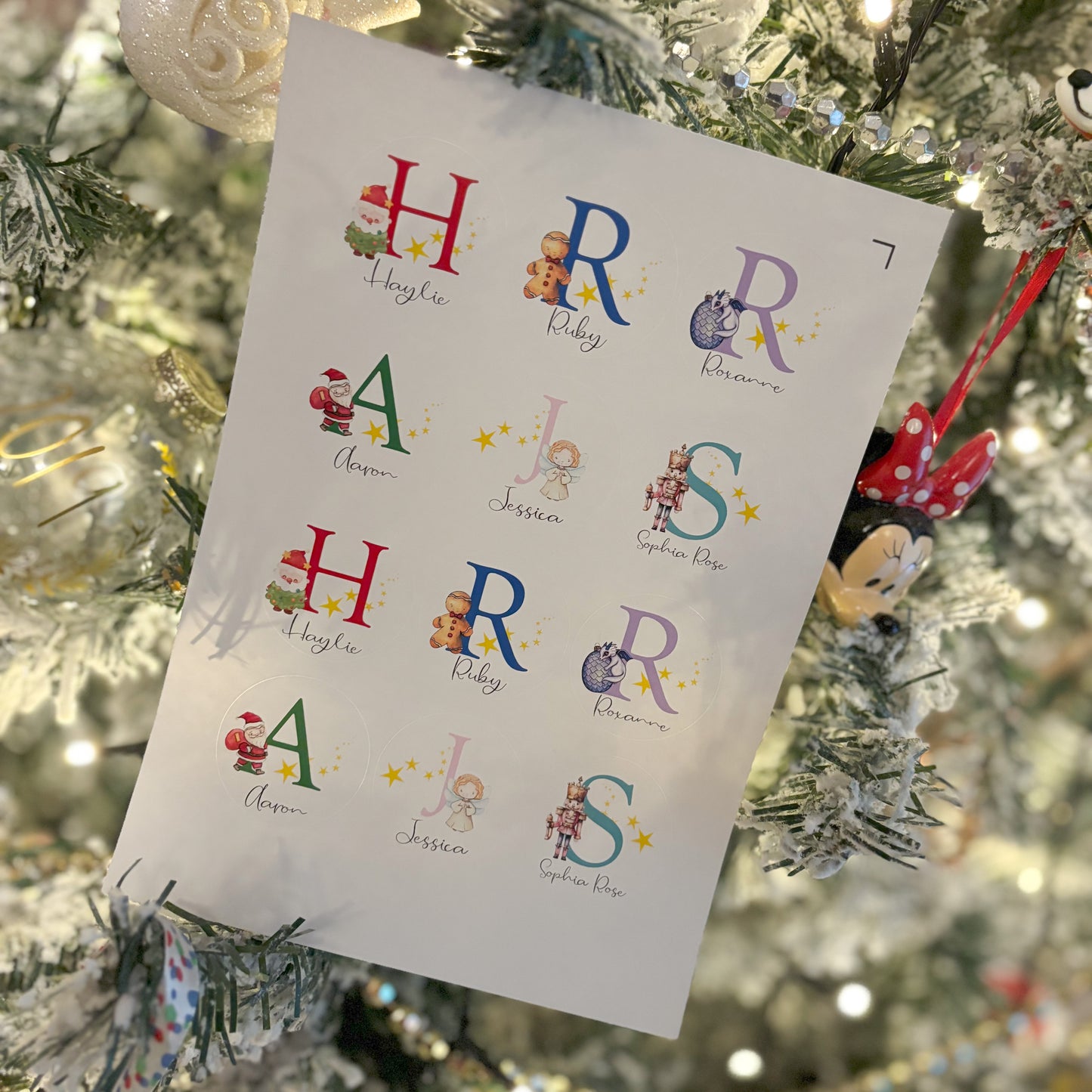 Santa's Workshop | Christmas Present Labels | Name Stickers | Easy Packing