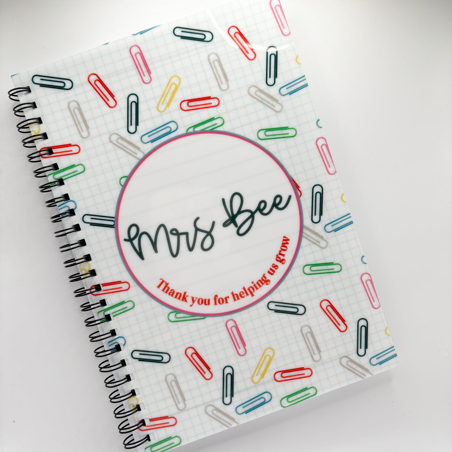 Personalised notebook