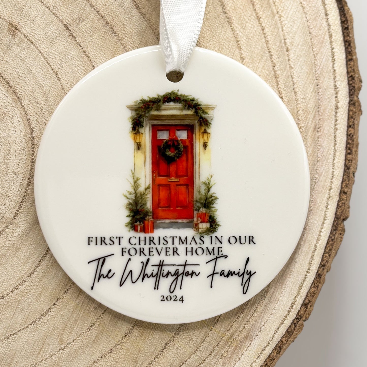 New home | Christmas Ornament | First Christmas | Ceramic | Decoration