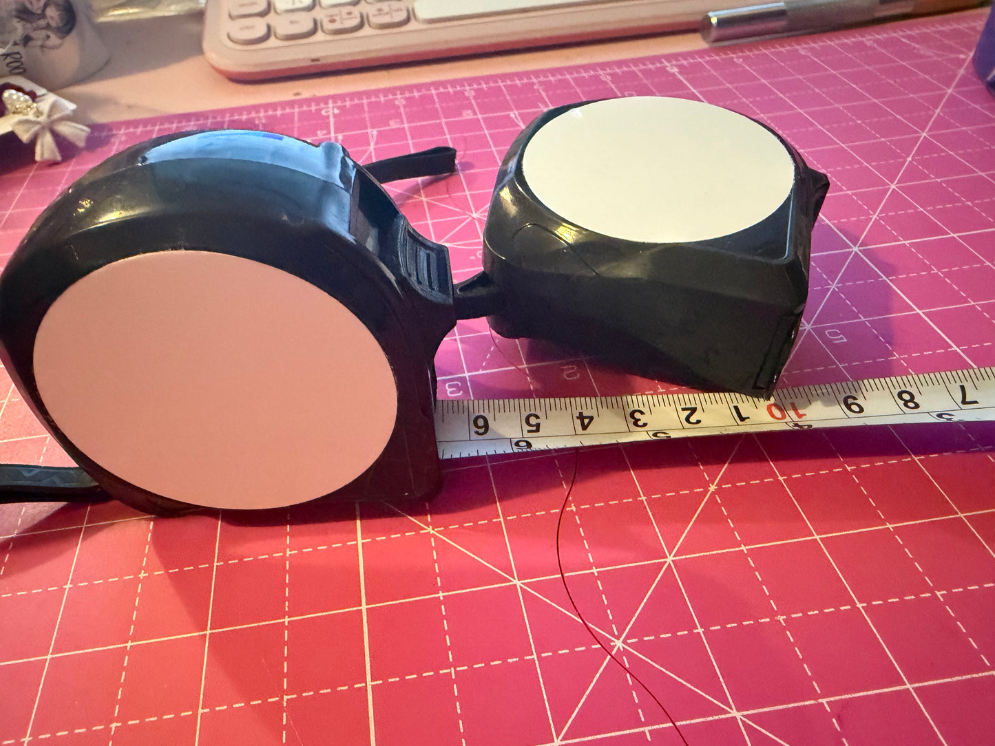 Personalised tape measure.