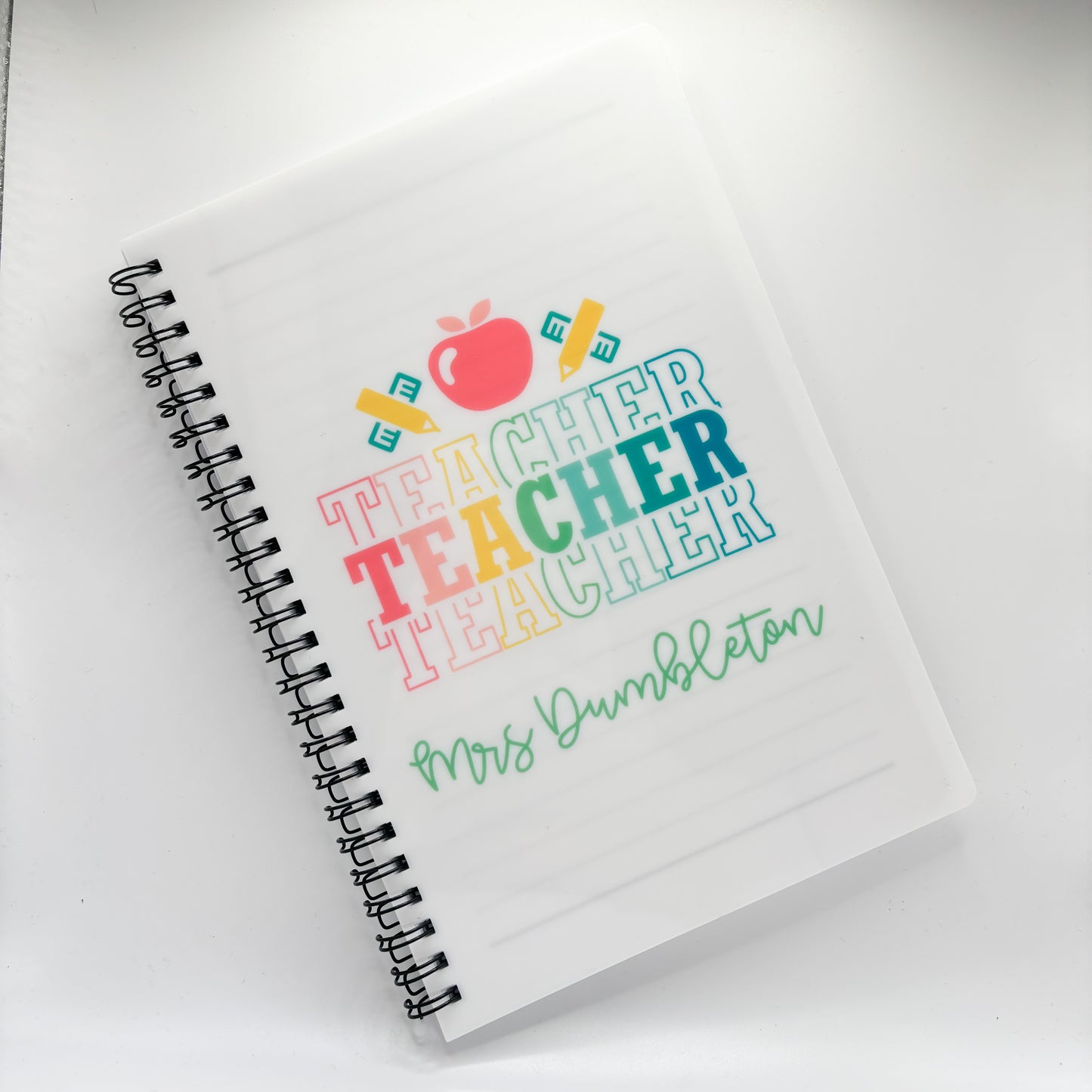 Personalised notebook