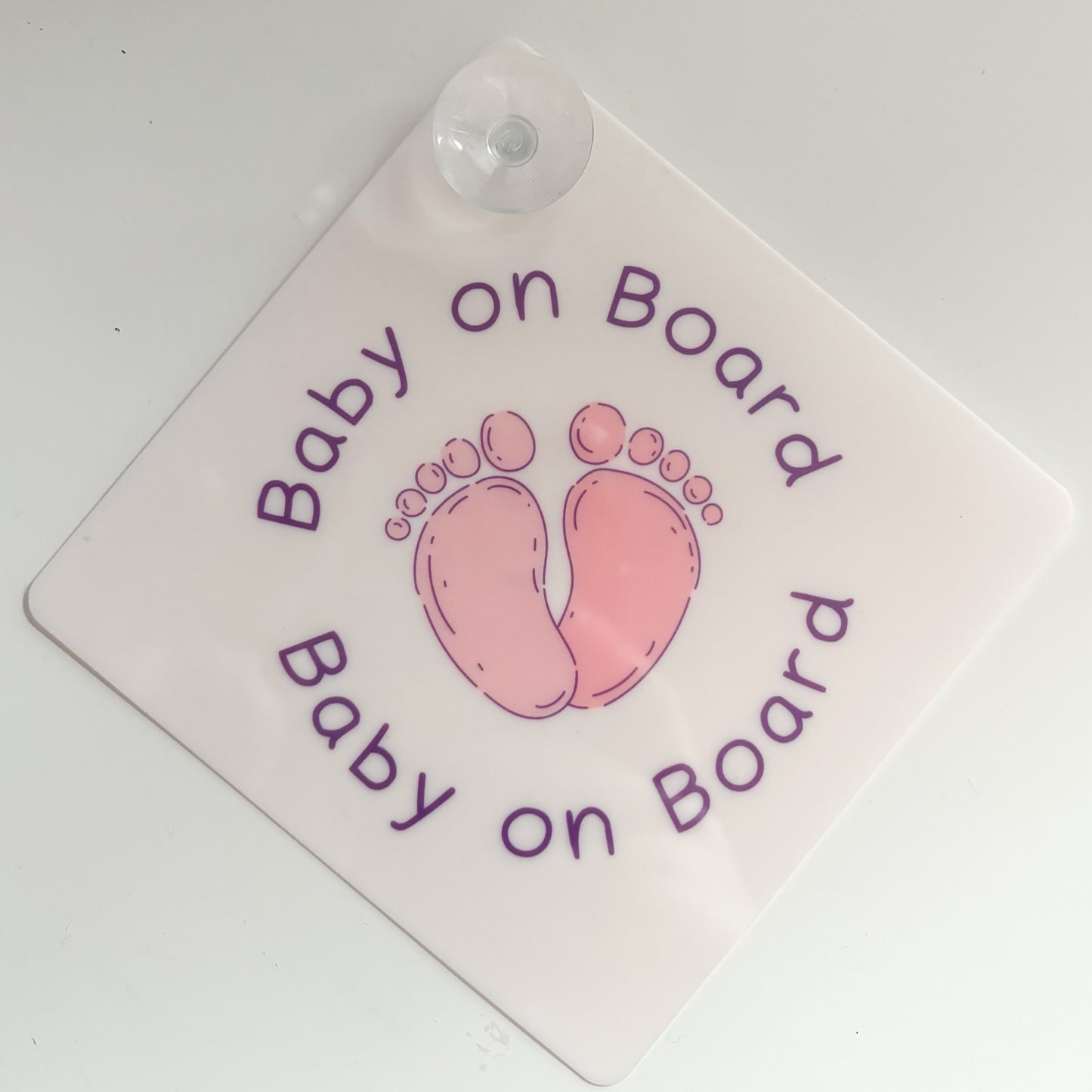 Baby on board sign