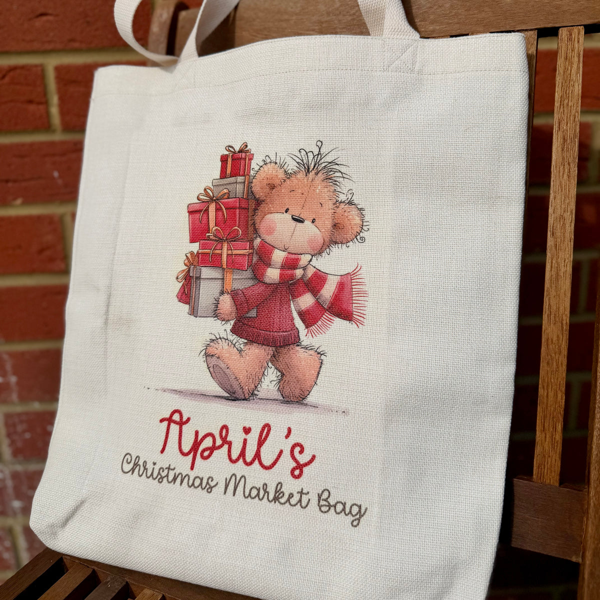 Christmas present tote bag | shopping | Gift idea | Christmas gift