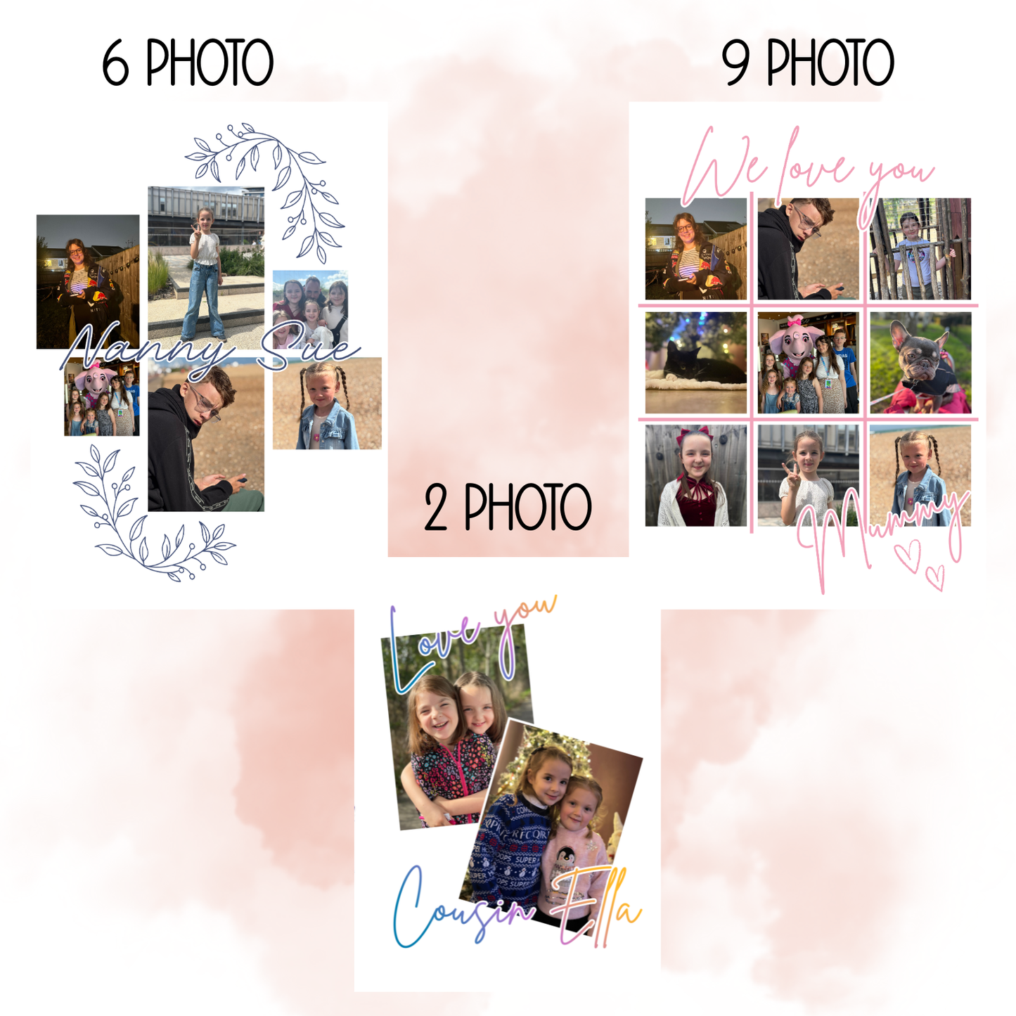 Linen tote bag | Shopping bag | Personalised | Photos