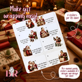 Mr & Mrs Clause Family | Christmas Present Labels | Group Stickers | Easy Packing