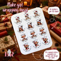 Christmas Bear | Christmas Present Labels | Name Stickers | Easy Packing
