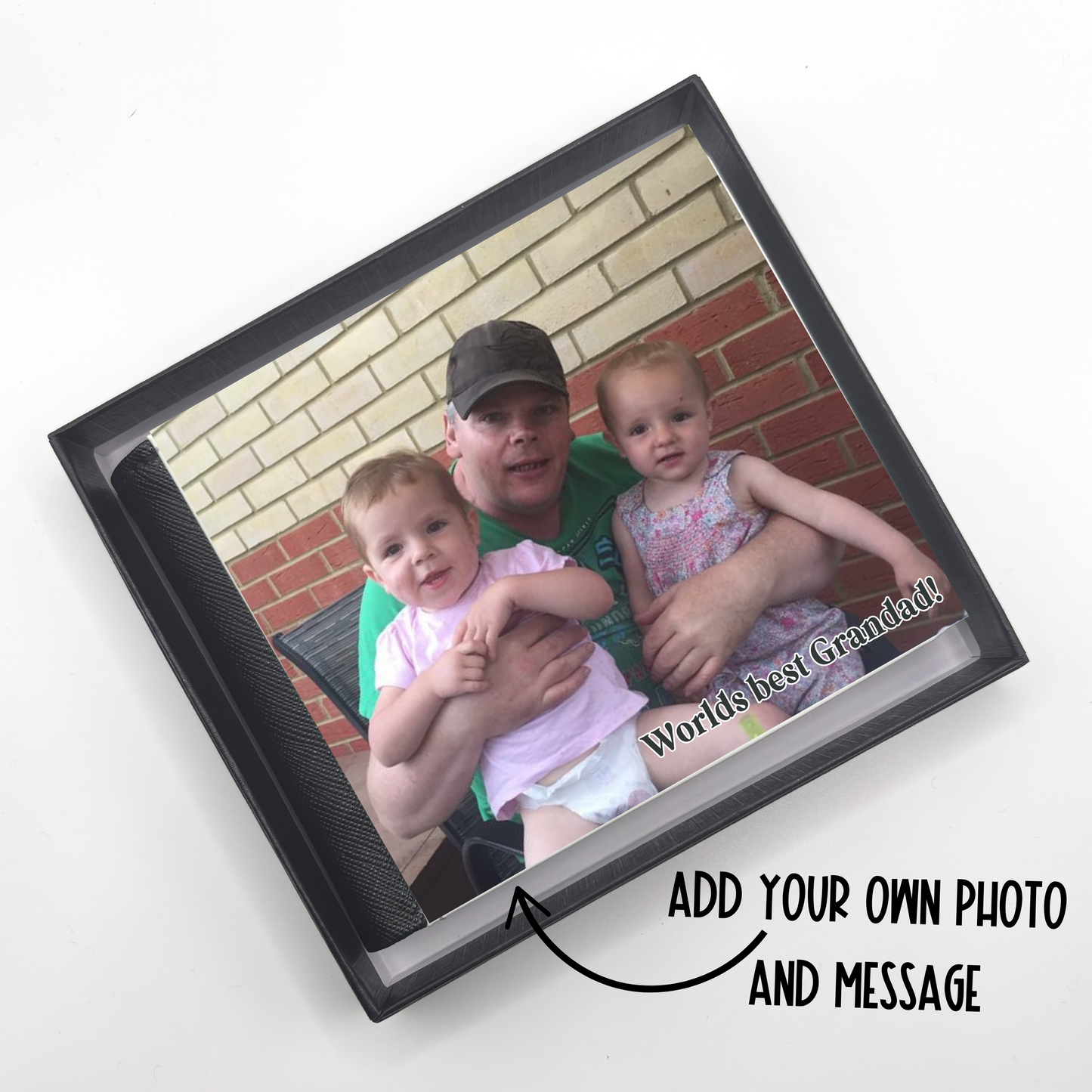 Personalised photo wallet - Gift boxed