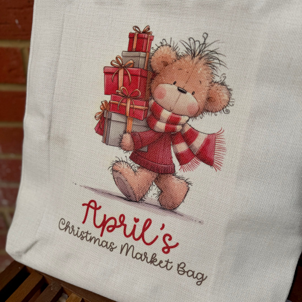 Personalised Christmas tote bag | shopping | Gift idea | Christmas Market