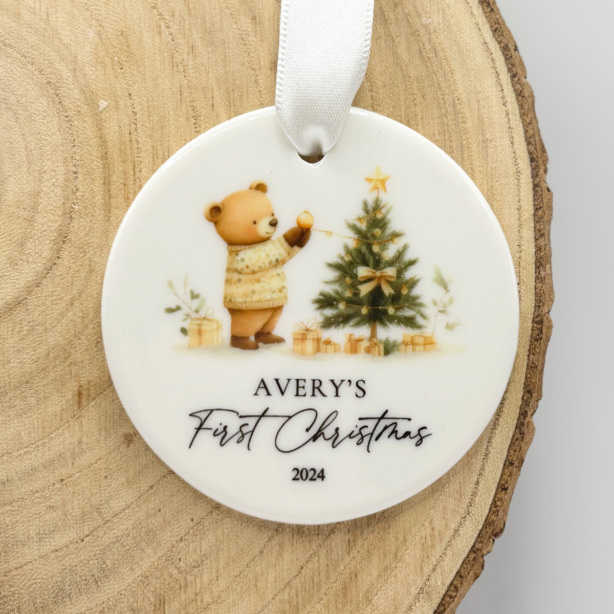 Babies 1st Christmas | Ceramic ornament | Decoration | Memories