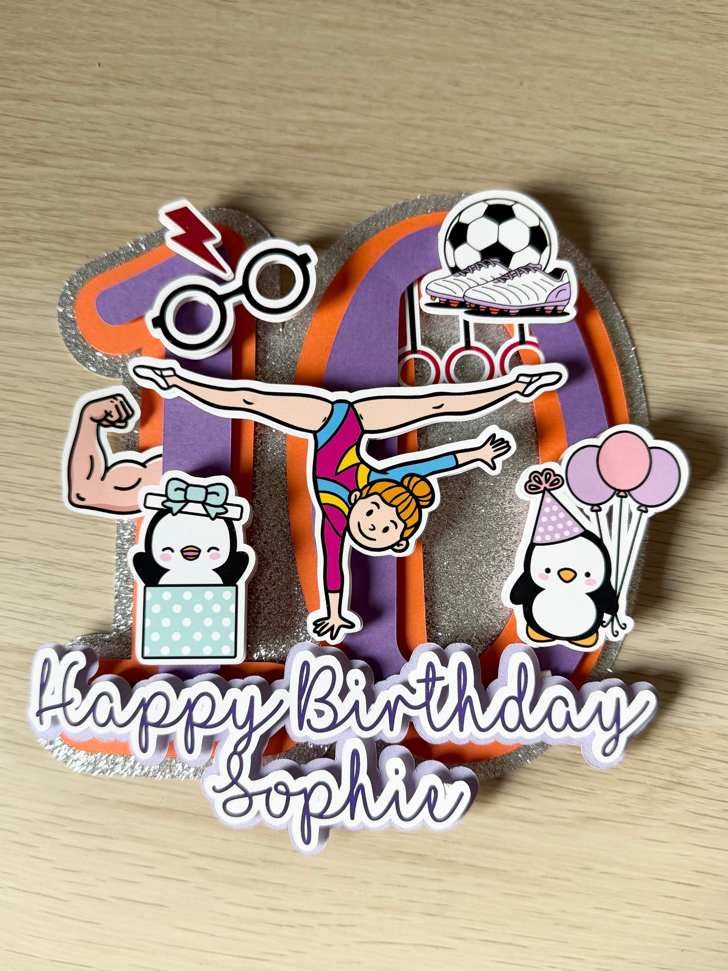 Favourite Things Cake Topper | Party | Decoration | Celebration