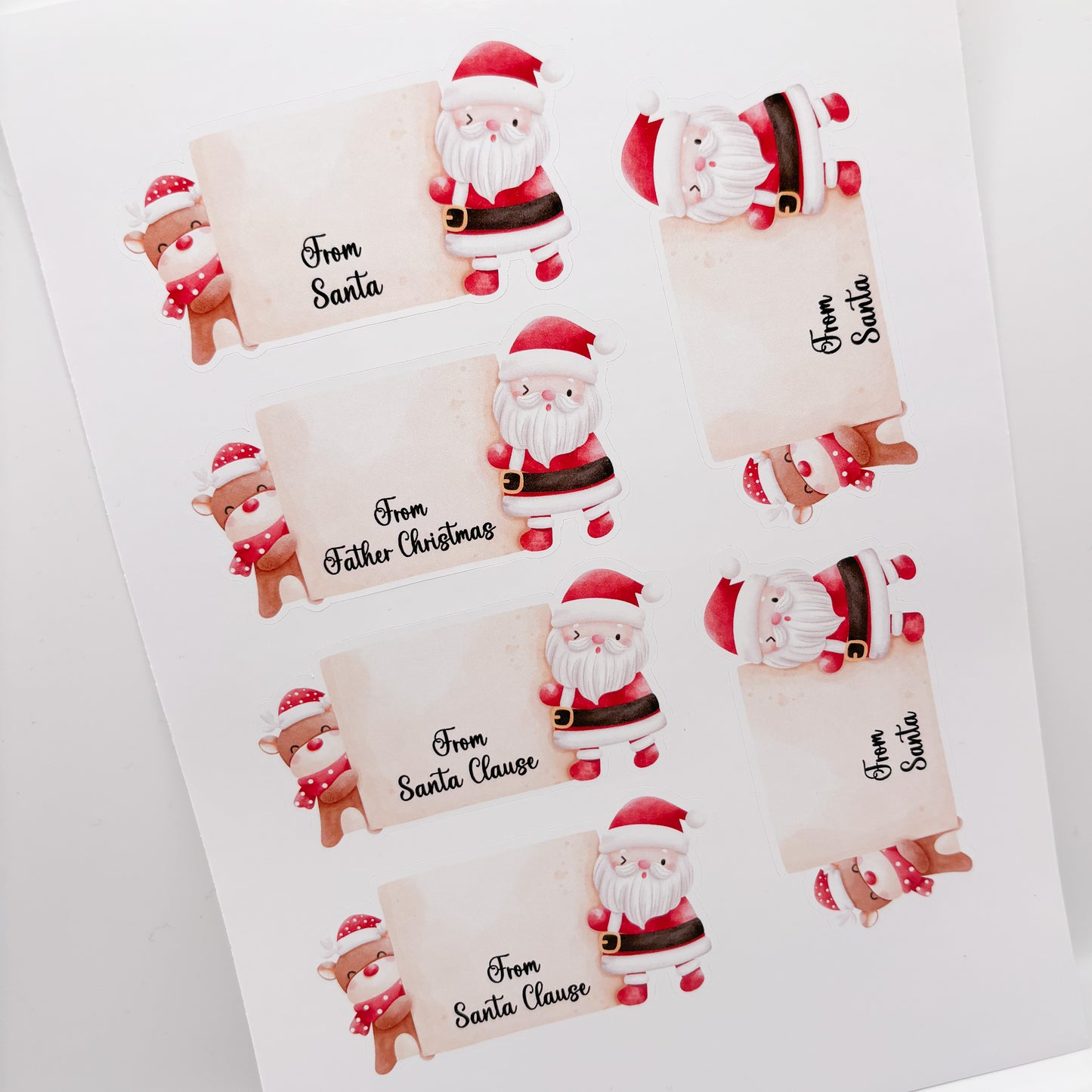 From Santa Christmas Stickers