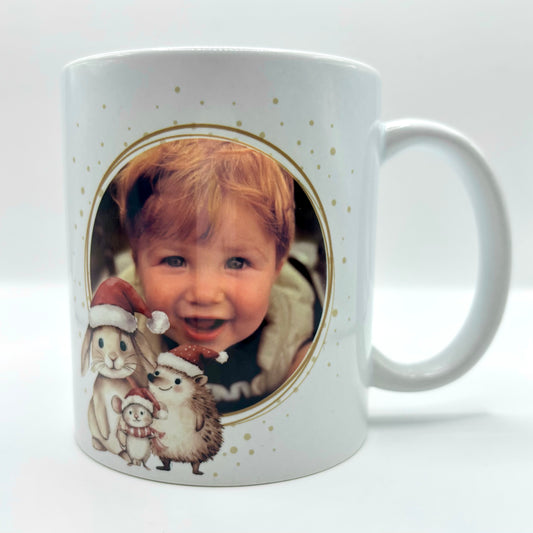 Festive Friend Photo Mug | Personalised | Christmas Present  | Gift | Photos