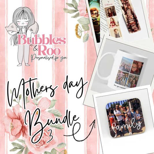 Mothers Day Bundle 3 | Bookmark | Mug | Coaster | Gift idea | Photo