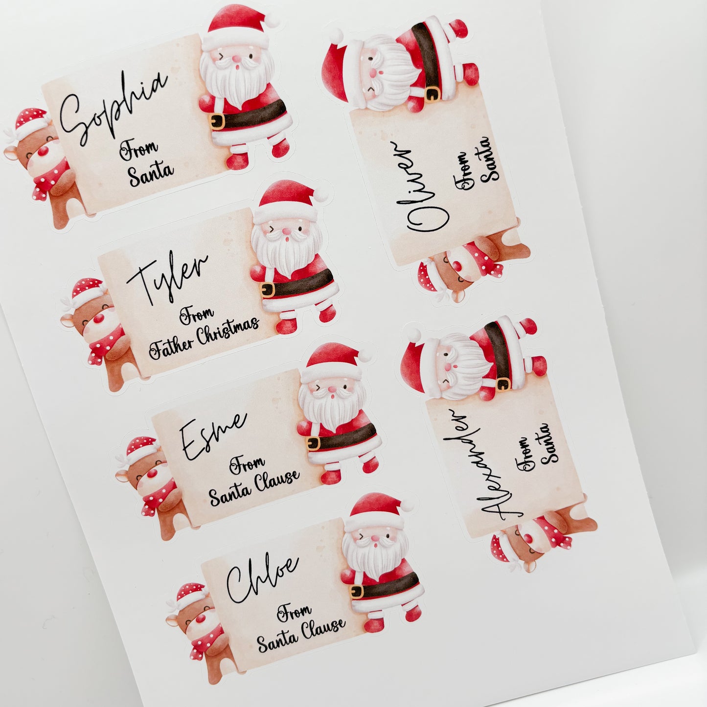 From Santa Christmas Stickers