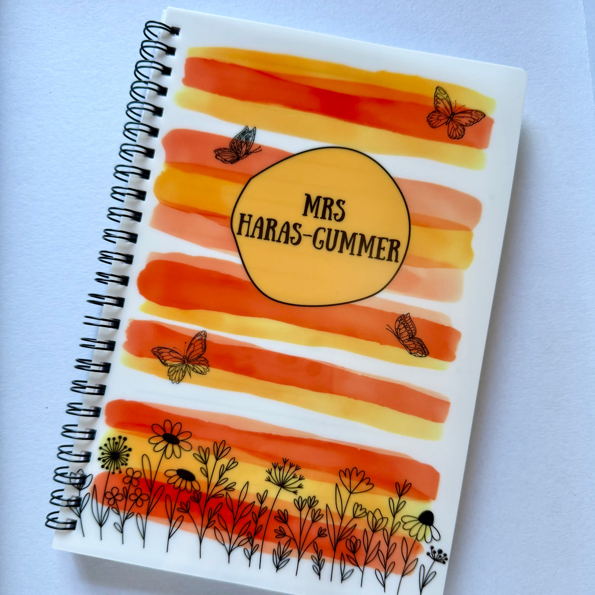 Note book | Lists | Teacher gift | Personalised | Diary | Journal