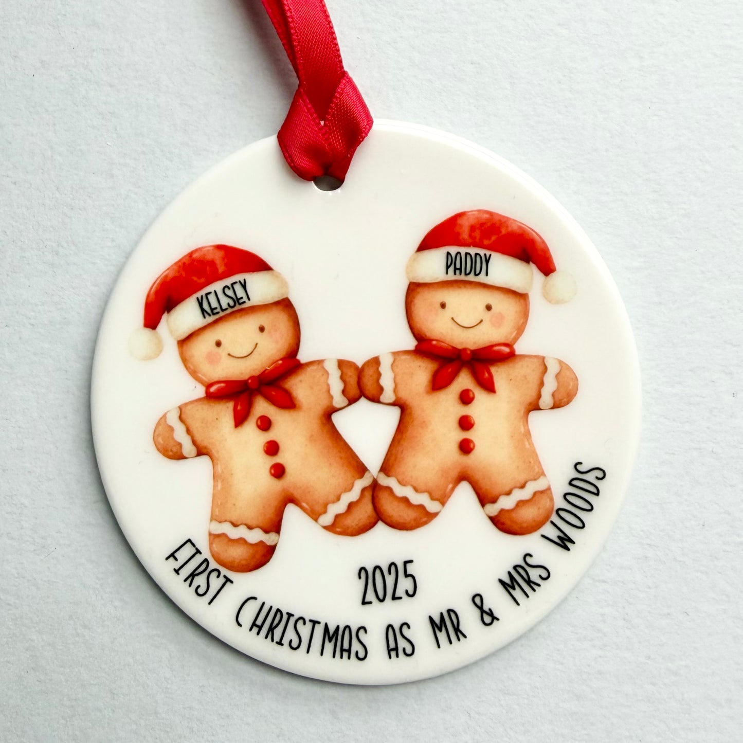 Gingerbread Family Christmas Decoration | Hanging Ornament | Memories | Gift giving