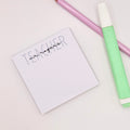 Blue Teacher | Personalised | 3x3inch note pad | Notes | Stationary