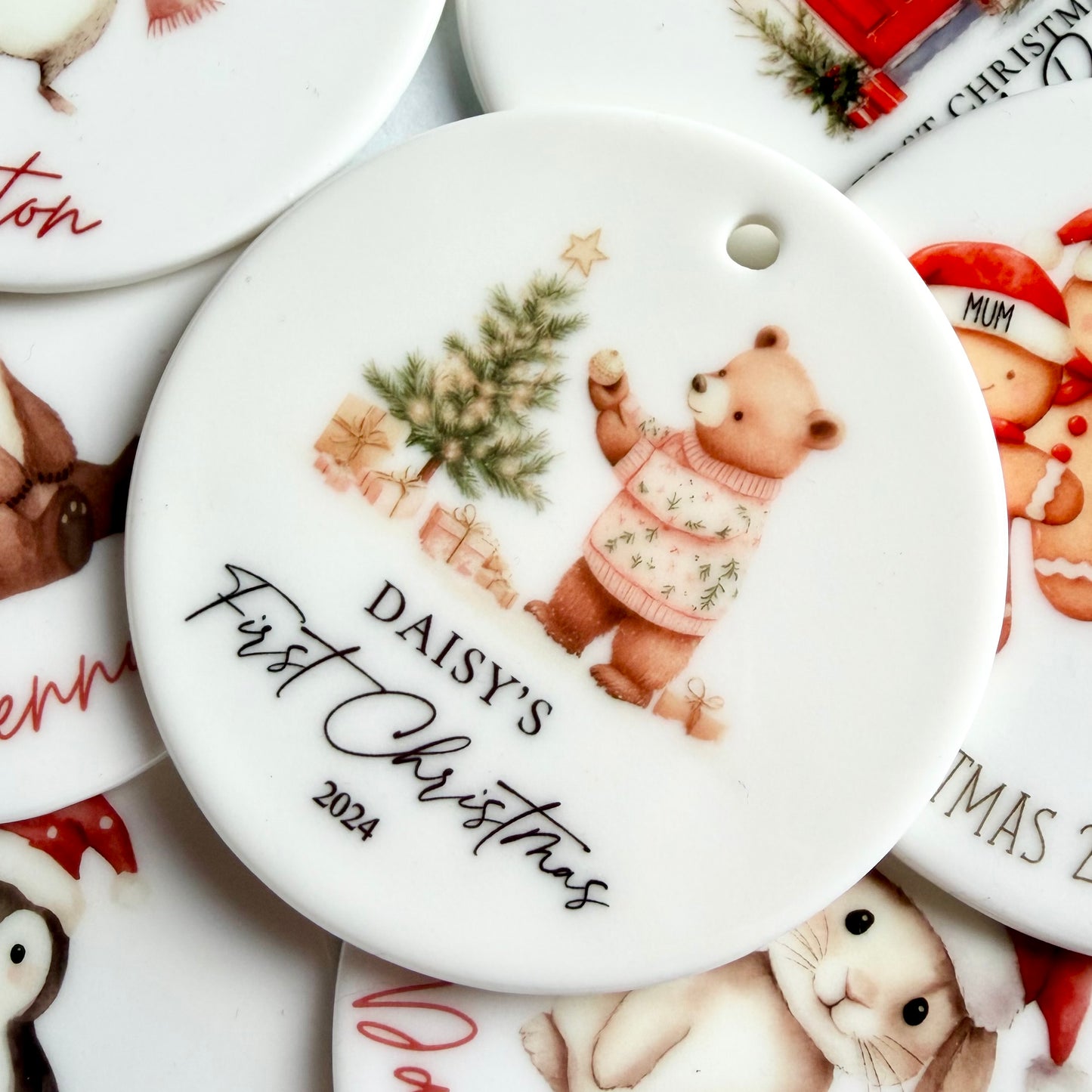 Babies 1st Christmas | Ceramic ornament | Decoration | Memories