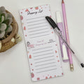 Shopping list | Summer Fruits | 3x7inch note pad | Notes | Stationary