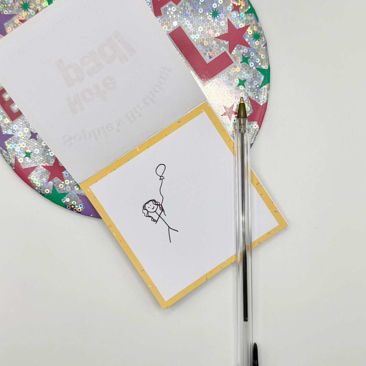Party Favour | 4 pack | 3x3 inch note pad | 25 pages  | Party bag