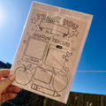 Colour me cards | Teacher card | Thank you | Cards