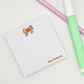 Pencil bow | Teacher | Personalised | 3x3inch note pad | Notes | Stationary