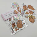 Sticker pack | Party favour | 7 individual stickers | Gift | 4 pack