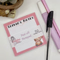Highland cow | 3x3inch note pad | Notes | Stationary