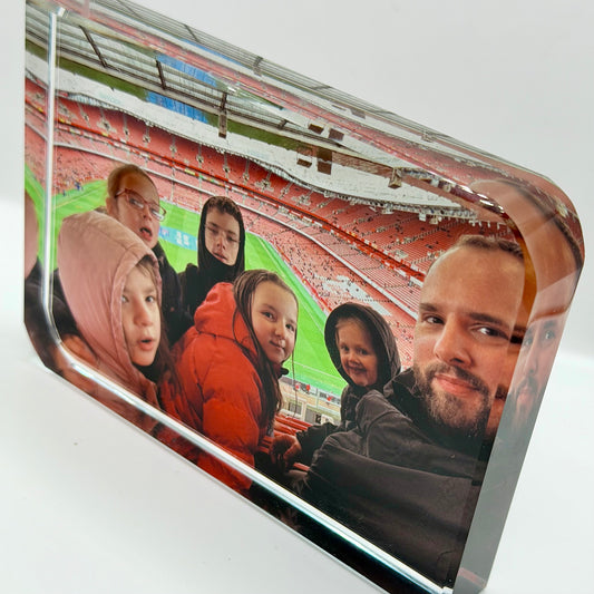 Crystal Photo Block | Large | Personalised | Photos | Gift idea