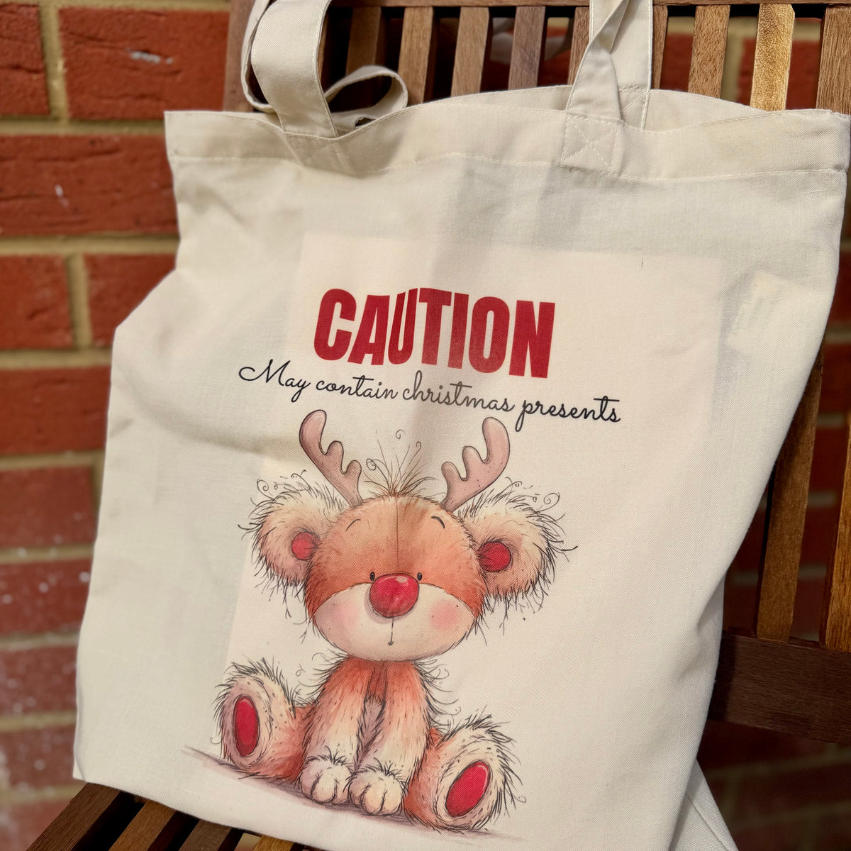 Christmas present tote bag | shopping | Gift idea | Christmas gift