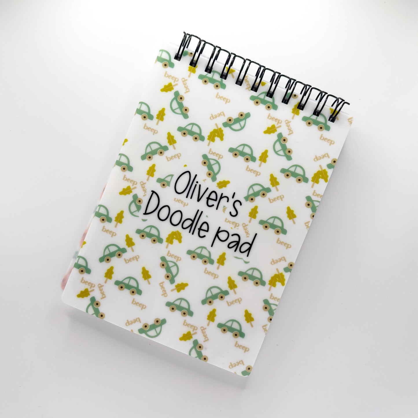 A6 personalised doodle pad