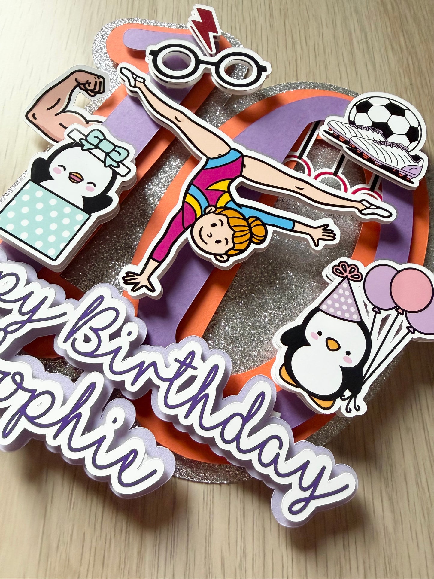 Favourite Things Cake Topper | Party | Decoration | Celebration