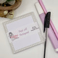 Gingham | 3x3inch note pad | Notes | Stationary