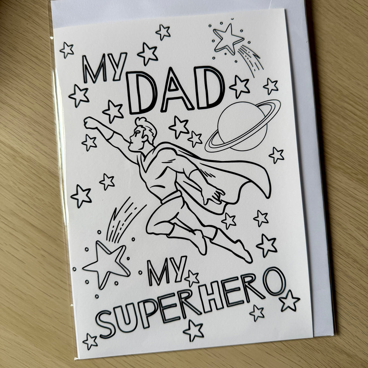 Colour me cards | Fathers Day | Daddy | Grandad