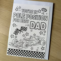 Colour me cards | Fathers Day | Daddy | Grandad