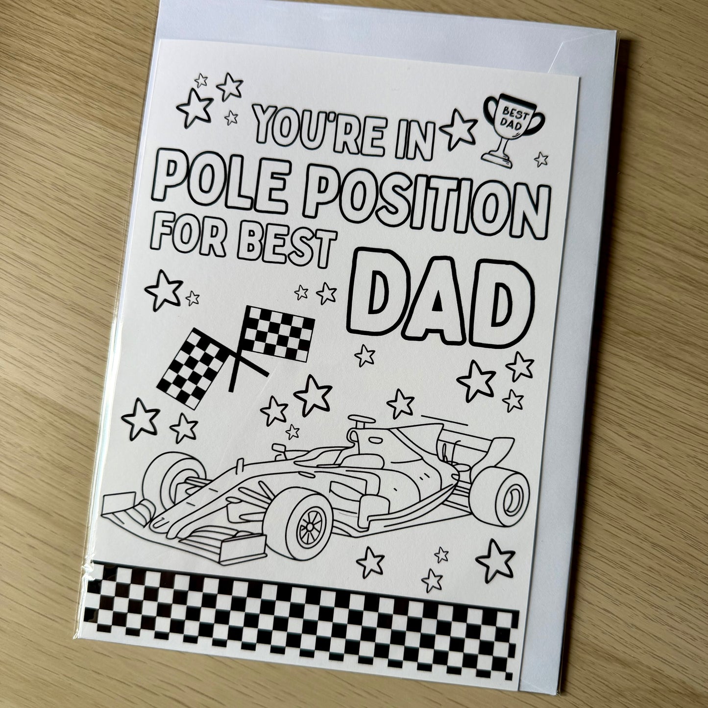 Colour me cards | Fathers Day | Daddy | Grandad